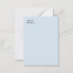 Eigen Naam Modern Minimalistisch Professioneel Een Notitiekaartje