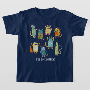 Eigen naam monster t-shirt