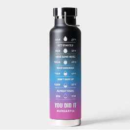 Eigen naam Motivatie tijdmaker Herinneringswater Waterfles