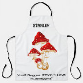 Eigen naam Mushroom Schort (Voorkant)