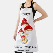 Eigen naam Mushroom Schort (Insitu)