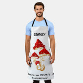 Eigen naam Mushroom Schort (Gedragen)