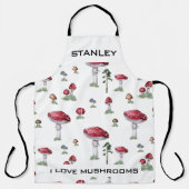 Eigen naam Mushroom Schort (Voorkant)