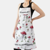 Eigen naam Mushroom Schort (Insitu)