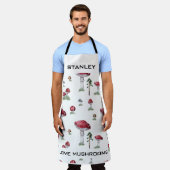 Eigen naam Mushroom Schort (Gedragen)