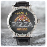 Eigen naam Neon Italiaans Pizzeria Pizza House Horloge<br><div class="desc">Aangepaste Neon Sign Style Italiaans Pizzeria Pizza House Persoonlijke cadeaus - Aanpassen met jouw naam of aangepaste tekst!</div>
