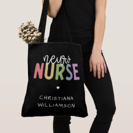 Eigen naam Neuro Neurse Neuroscience Verpleegkundi Tote Bag