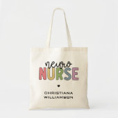 Eigen naam Neuro Neurse Neuroscience Verpleegkundi Tote Bag (Voorkant)