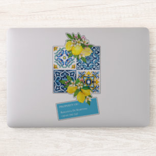 Eigen naam nummer Siciliaanse Tegels label