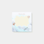 Eigen naam Ocean Theme Crab Life Preserver Bottle Post-it® Notes (Voorkant)