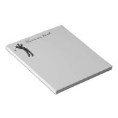 Eigen naam of Tekst Golf, Motivatie woorden sport Notitieblok (Schuin)