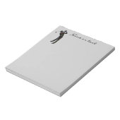 Eigen naam of Tekst Golf, Motivatie woorden sport Notitieblok (Linkerzijde)