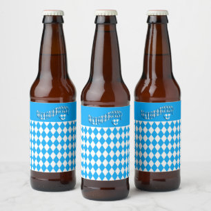 Eigen naam Oktoberfest voor het Duitse Beer Festiv Bier Etiket