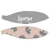 Eigen naam olifanten op bruin basketbal (Panelen)