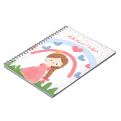 Eigen naam/Onderwerp regenboogliefdesprinses Notitieboek (Linkerzijde)