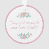 Eigen naam Ornament eerste kerstflank baby (achterkant)