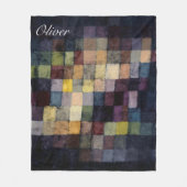 Eigen naam Oud geluidsschilderij door Paul Klee Fleece Deken (Voorkant)