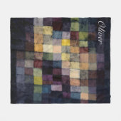 Eigen naam Oud geluidsschilderij door Paul Klee Fleece Deken (Voorkant (Horizontaal))