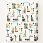 Eigen naam Oude Egyptische Vintage Egyptisch Notitieboek (Achterkant)