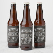 Eigen naam Oude luxe quorelabel Whiskey Bar Bier Etiket (Flessen)