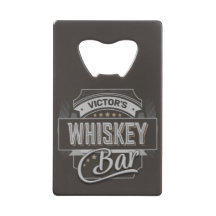 Eigen naam Oude luxe quorelabel Whiskey Bar