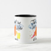 Eigen naam Paardencowgirl Colorful Mok (Midden)