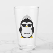 Eigen naam Penguin pint glas (Achterkant)