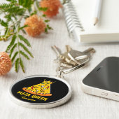 Eigen naam Pizza Queen Sleutelhanger (Zijkant)