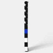 Eigen naam Politie Vlag Samsung Galaxy Hoesje (Linkerkant)