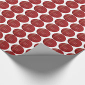 Eigen naam Priest Jubileum Ordination Red Rose Cadeaupapier (Hoek)