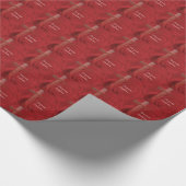 Eigen naam Priest Jubileum Ordination Red Rose Cadeaupapier (Hoek)