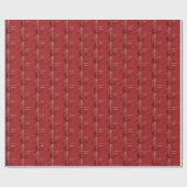 Eigen naam Priest Jubileum Ordination Red Rose Cadeaupapier (Vlak)