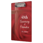 Eigen naam Priest Jubileum Ordination Red Rose Klembord (Links)