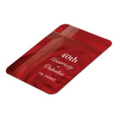 Eigen naam Priest Jubileum Ordination Red Rose Magneet (Linkerzijde)