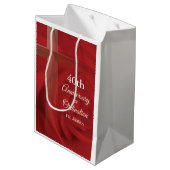 Eigen naam Priest Jubileum Ordination Red Rose Medium Cadeauzakje (Achterkant Gekanteld)