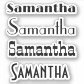 Eigen naam Retro Decal Laptop Label (Voorkant)