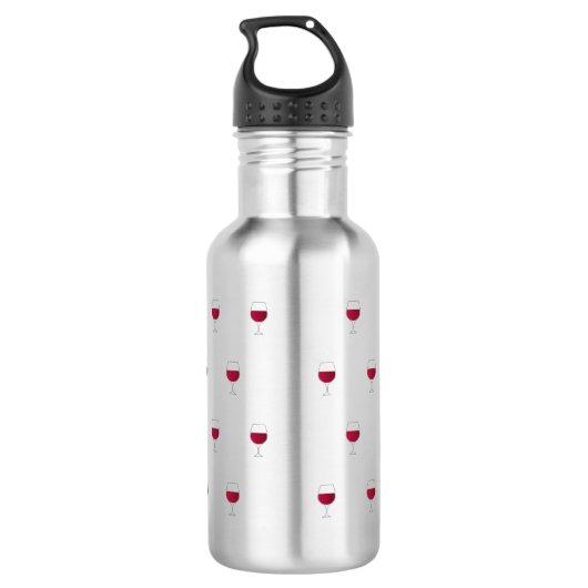 Eigen naam rode wijn waterfles  (Achterkant)