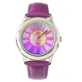 Eigen naam Romeinse nummerboeken Holographic Horloge