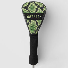 Eigen naam Snake Animal Print Pattern Klassieke Golfheadcover