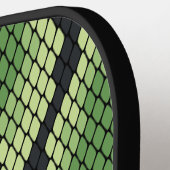 Eigen naam Snake Animal Print Pattern Klassieke Pickleball Paddle (Links Detail)