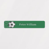 Eigen naam Soccer Lover High School Labels (Design 1)