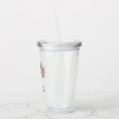 Eigen naam sociale werknemers afstuderen cadeaus acryl drinkbeker (Links)