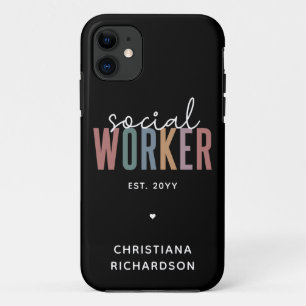 Eigen naam sociale werknemers afstuderen cadeaus Case-Mate iPhone case