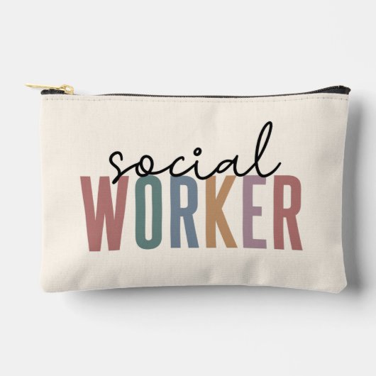 Eigen naam sociale werknemers afstuderen cadeaus etui (Voorkant)