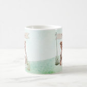 Eigen naam Staffordshire Bull Terrier Pet Dog Koffiemok (Center)