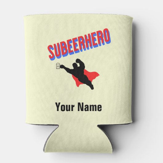 Eigen naam Subeerheld Beer Bottle Cooler (Achterkant)