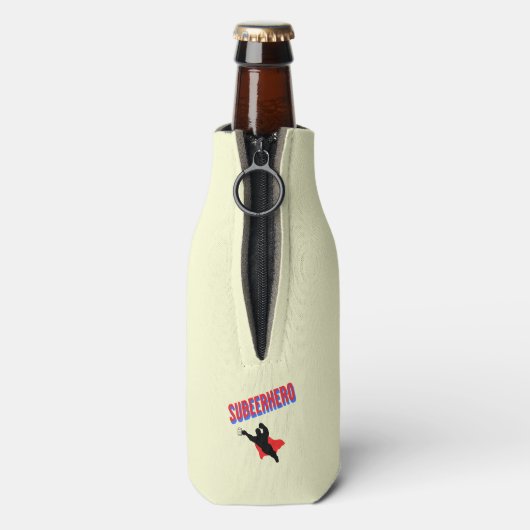 Eigen naam Subeerheld Beer Bottle Cooler (Fles Achterkant)