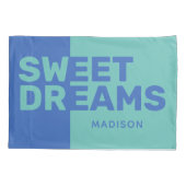 Eigen naam "Sweet Dreams"-kussenslopen Kussensloop (Achterkant)