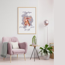 Eigen naam Tekst ballet Pointe Shoes Ballerina