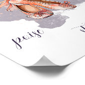 Eigen naam Tekst ballet Pointe Shoes Ballerina Poster (Hoek)